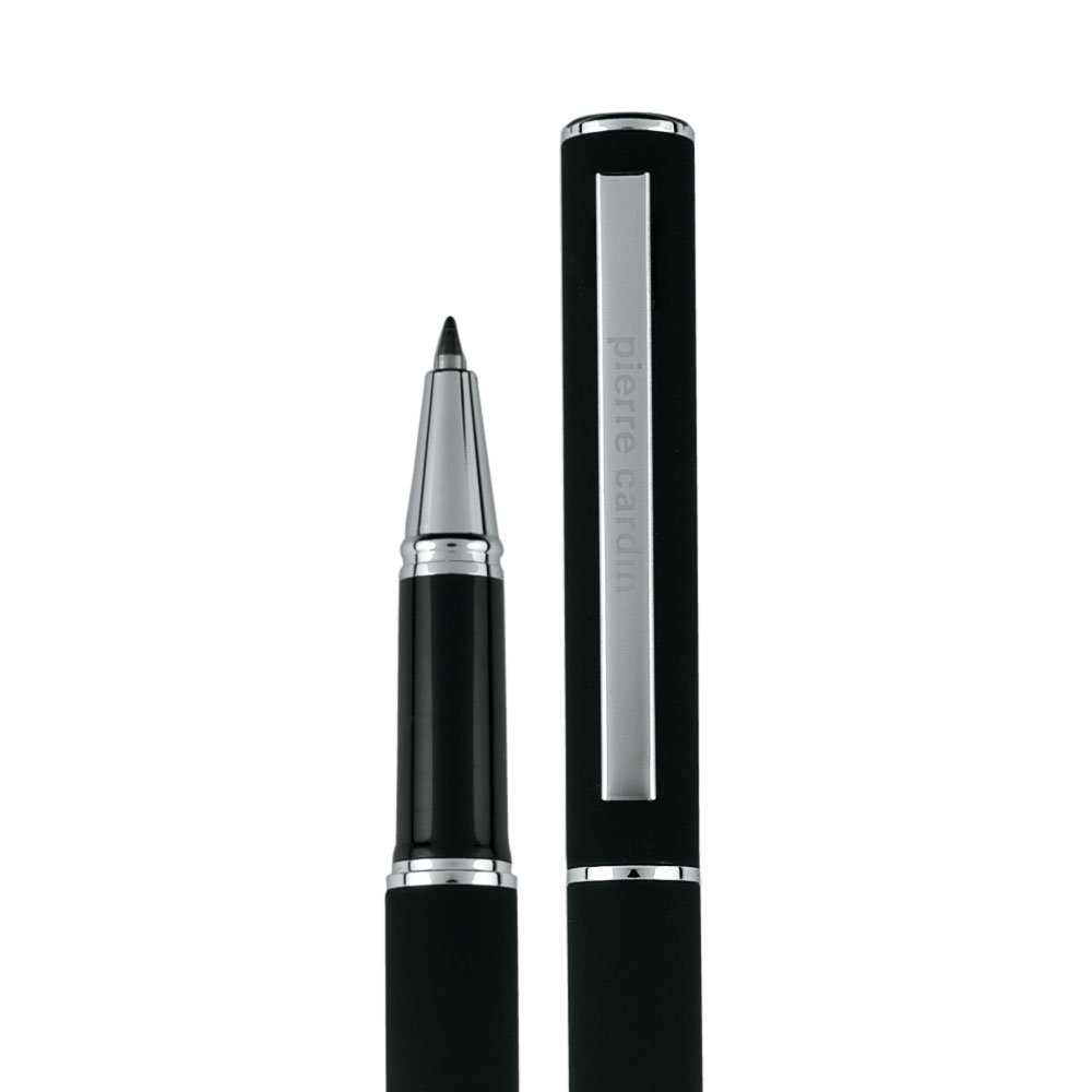 Image secondaire de Pierre Cardin® CLAUDIE Set de stylo tactile et bille avec gravure | Stylos de qualité supérieure | Étui | mine bleue | cadeau pe