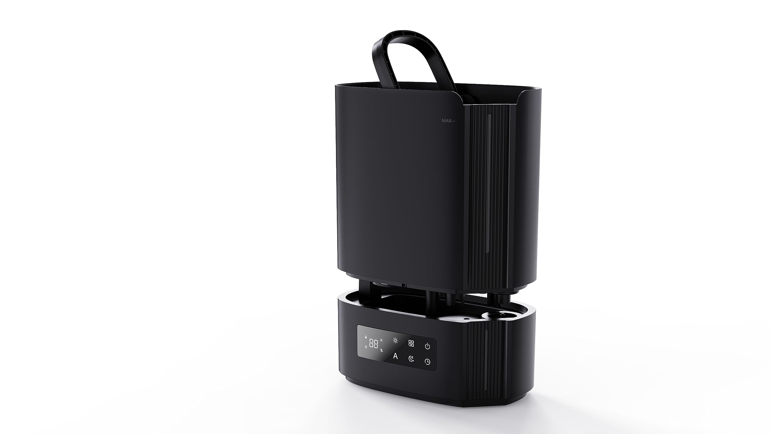 Umidificatore 6 Litri Casa Ambiente A Ultrasuoni Temperatura Costante Super Silenzioso Funzione Timer Autospegnimento 8 Modalità Di Utilizzo Con Luci LED Design Palpala Colore Nero