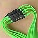 SEYUTMRO Anti-Freeze Rubber Band for Competitive Slingshots, Professional Replacement Slingshot Rubber Bands, Flat Rubber Strips, Neon Green, All-Season and Durable,10-Pack