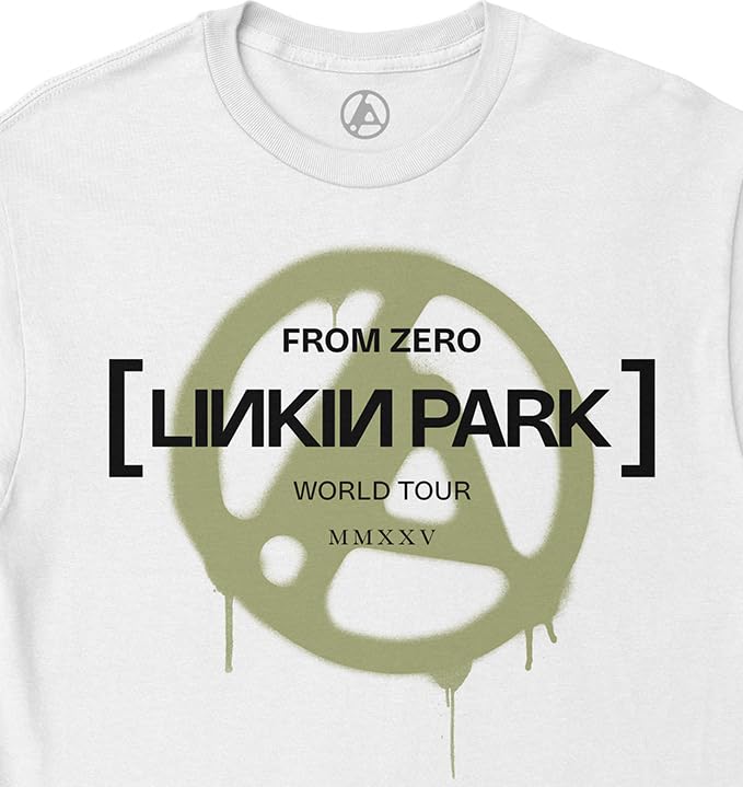 Linkin Park Unisex-Adult Official Merch from Zero Olive Spray Tee2