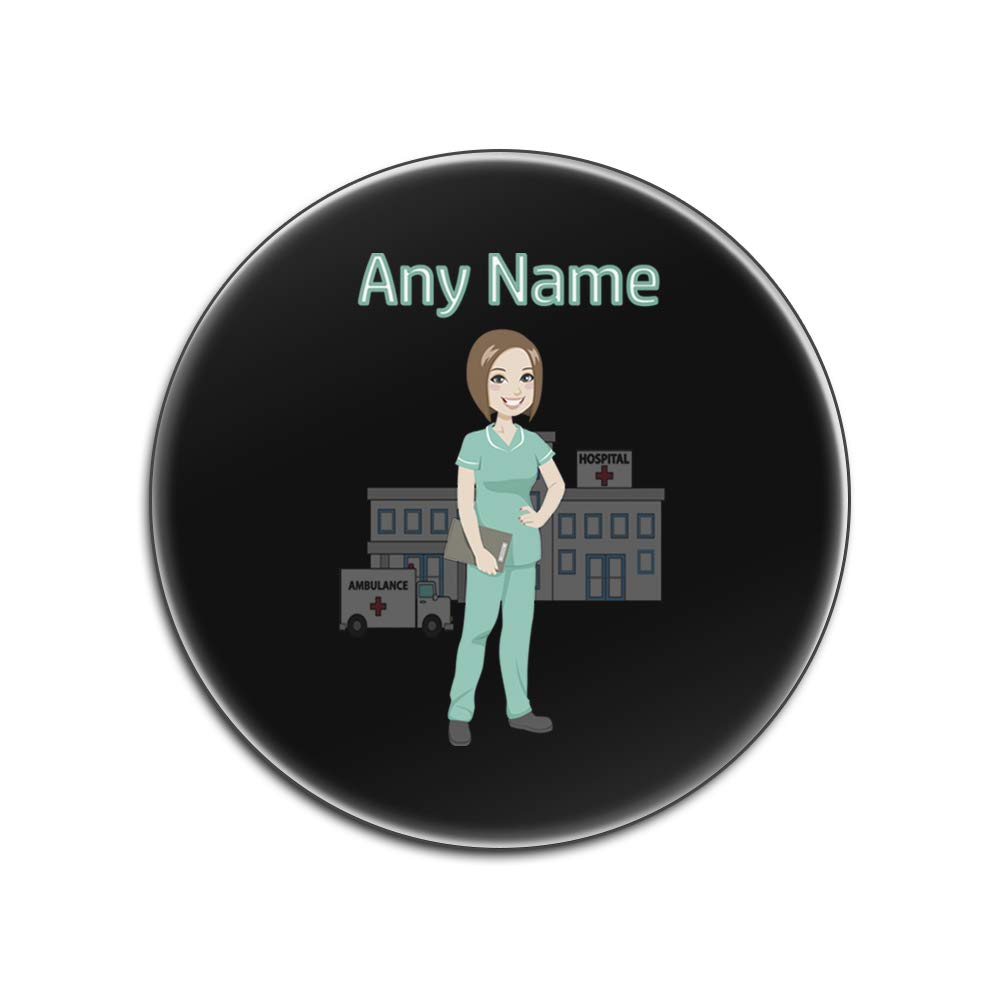 Dessous de verre infirmière personnalisés en panneau dur avec design uniforme de travail NHS (lot de 4)