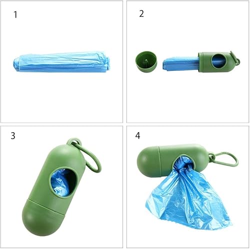 Miniatura 3 de Dispensador de bolsas de excremento de perro, bolsa de basura para bolsas de basura, soporte para bolsas de basura de mascotas, para caminar, gatos,