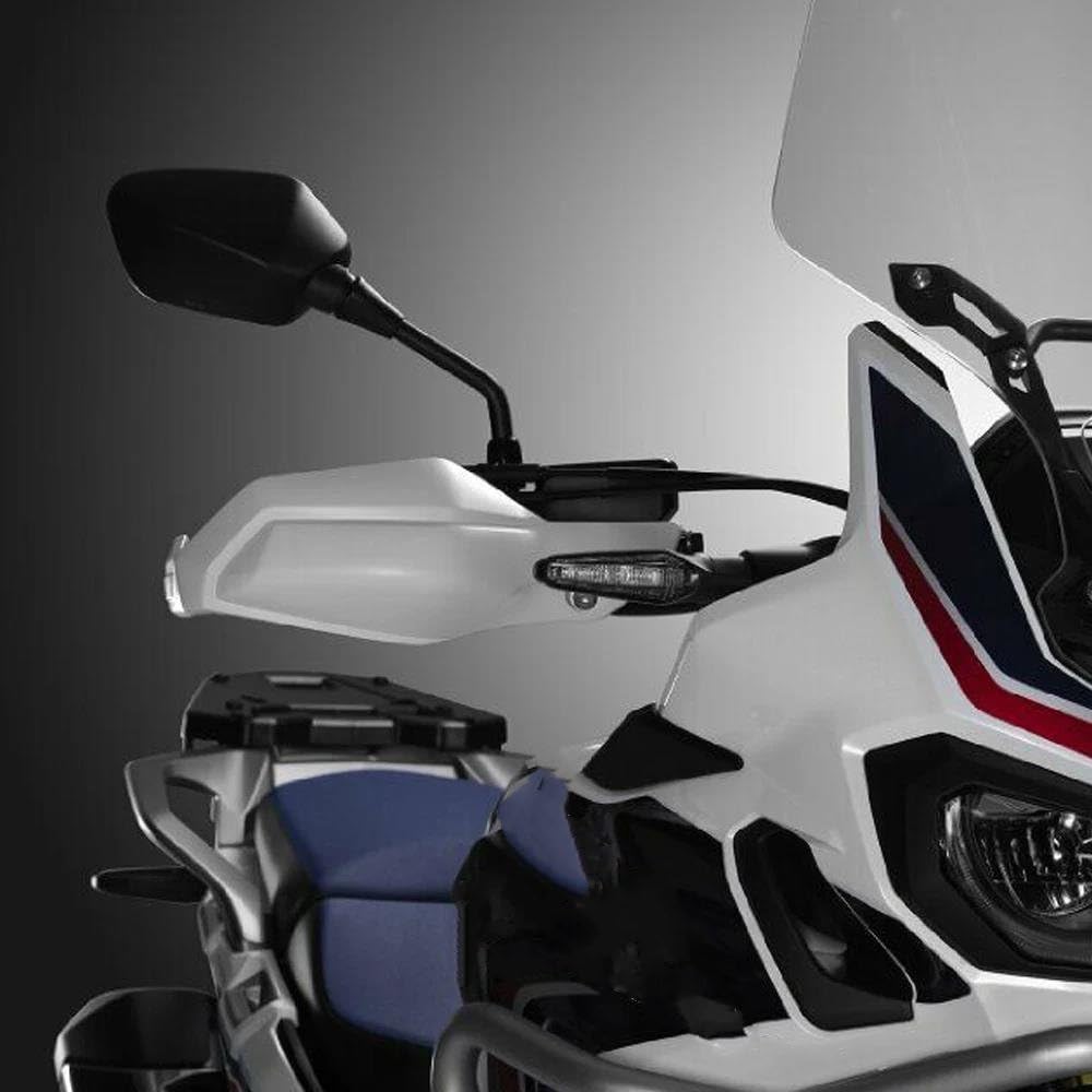 para CRF 1000 para África para Twin para Adventure para Sports 2016-2019 Manos Motocicleta Protector Palancas Embrague Freno Manillar Guardamanos(White)