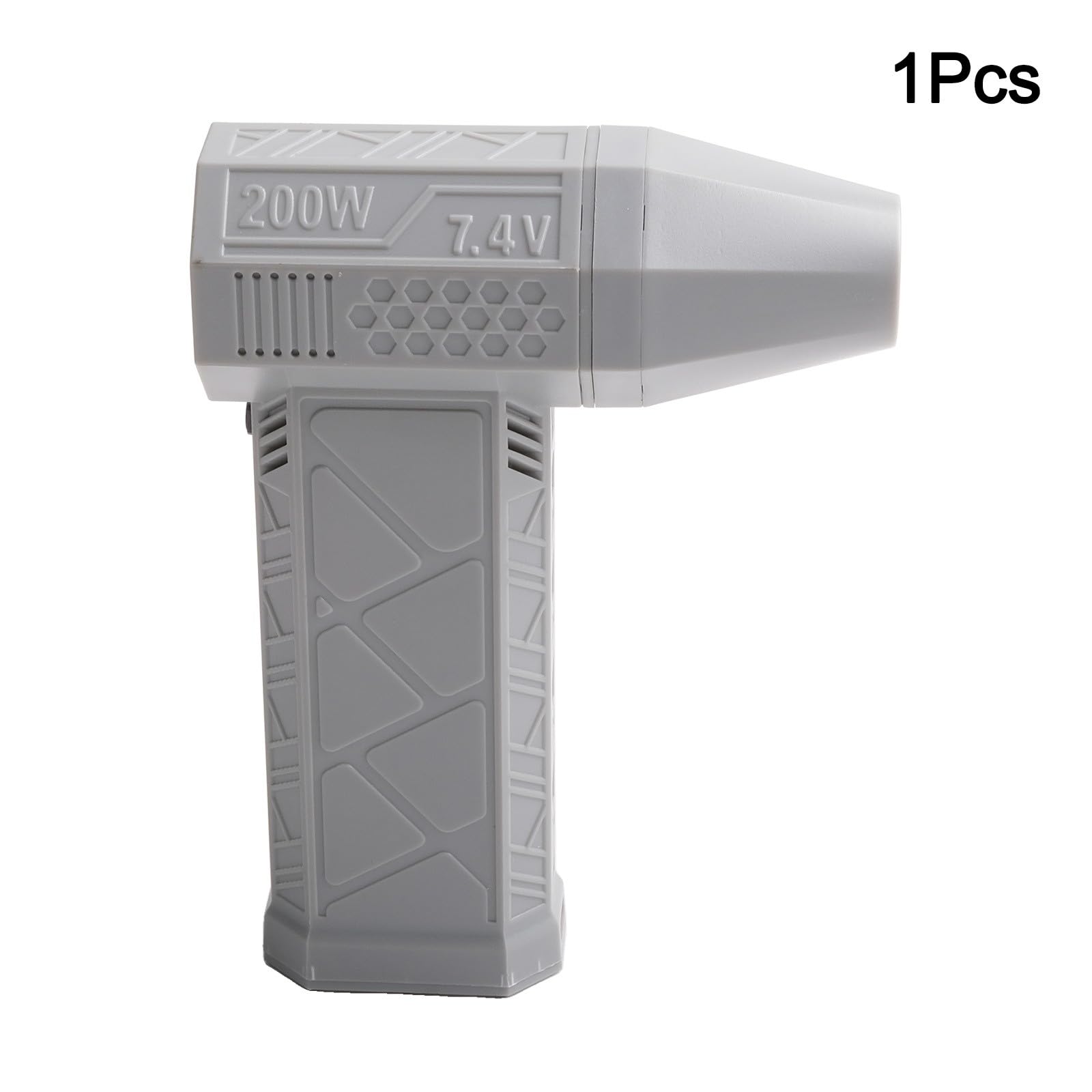 Ventilador turbo portátil con iluminación LED, motor sin escobillas de 130000 rpm, flujo de aire de 52 m/s, batería 21700 x 2, carga rápida, protección contra sobrecalentamiento, diseño