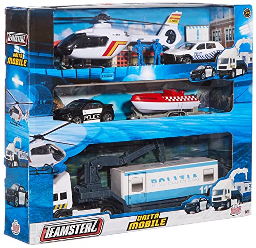 Grandi Giochi GG00906, Teamsterz Set Polizia Die Cast - 3