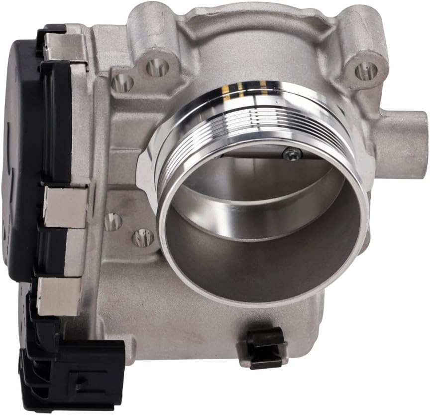 KarParts360 For Ford Taurus 2013 14 15 16 2017 Throttle Body | Silver | Blade Type | 2.0L Engine | Aluminum Housing | Electrical Connection | Replacement For 676025, 6E6025