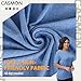 CASMON Post Shoulder Surgery Shirts for Women, After Rotator Cuff Tear Away Full Open Side Snap Adaptive Clothing Unisex