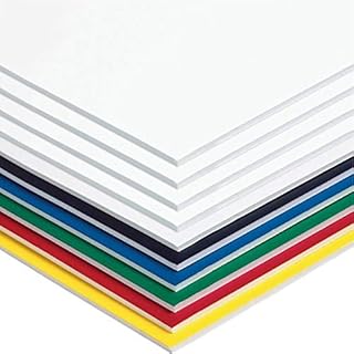 UCreate Foam Board, 6 Assorted Colors, No UPCs, 20" x 30", 10 Boards