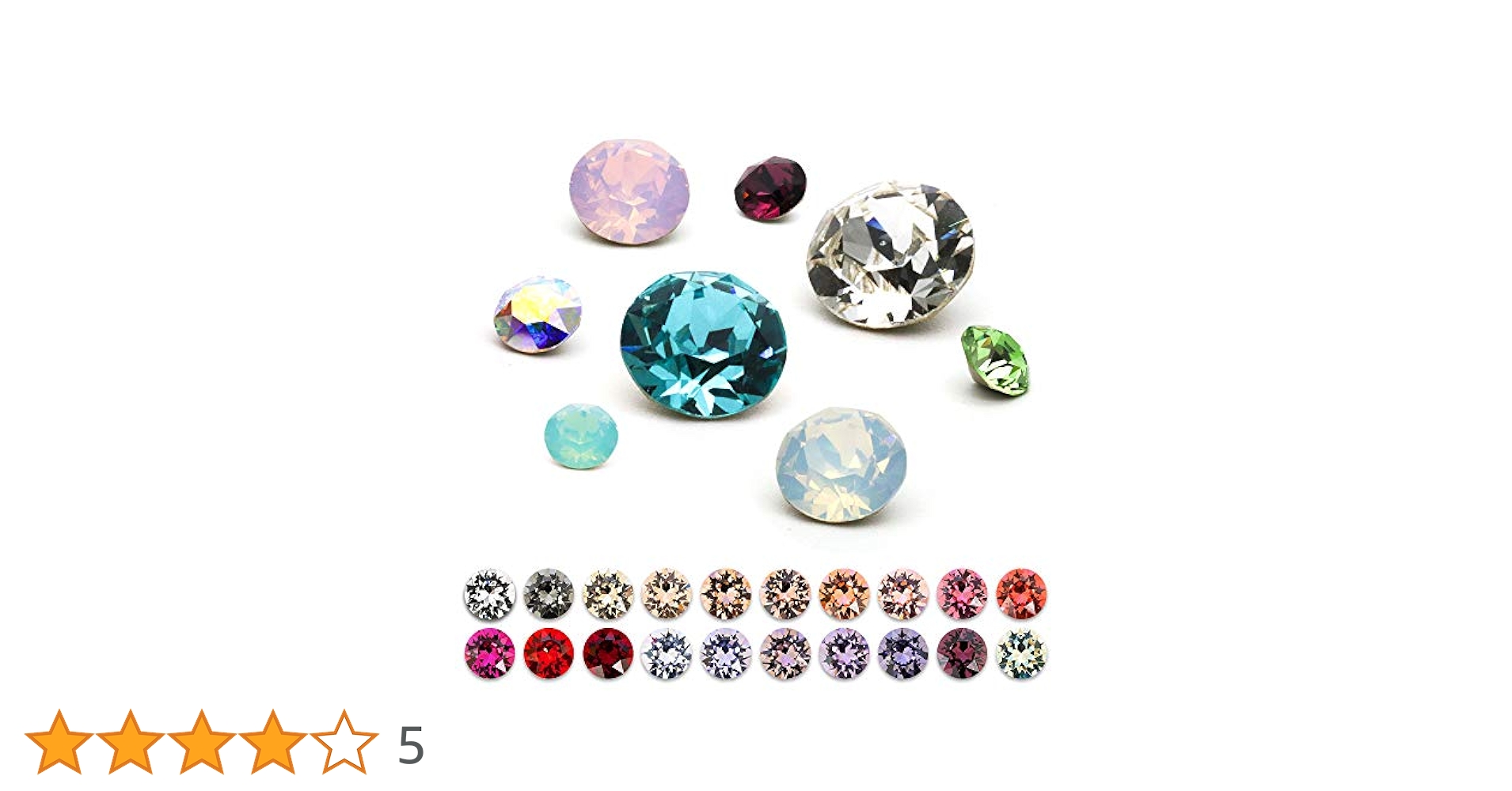 スワロフスキー　ss30 他 SWAROVSKI 《SS30》（ブルー・グリーン・イエロー系