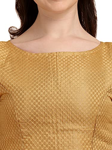 Image of OOMPH! Women's Art Silk Solid Half Sleeve Fitted Blouse Pack of 1