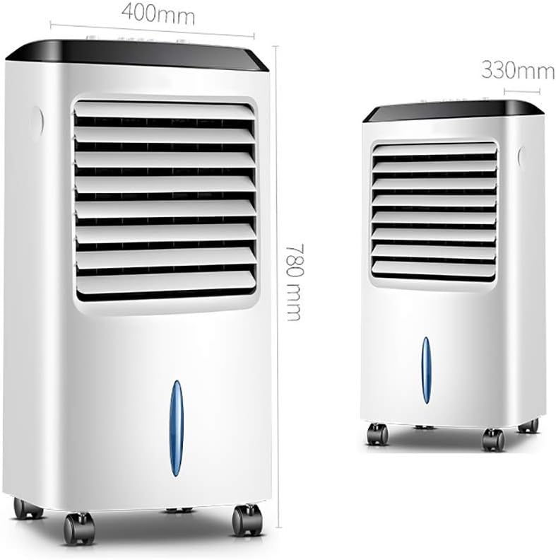 Evaporative Coolers Air Coolers Portable Evaporative Compact Cooling Tower Fan Mobile Air Conditioner Portable Quiet 3 Wind Type Space Cooler Perfect for Hot and Dry Climates Have Low Pow