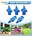Hicello 100PCS 90 Degree Misting Nozzle Irrigation, Sprinklers Sprayer for Garden Irrigation System, Micro Sprayer Refraction Automizing Drippers