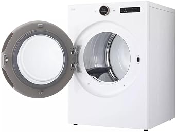 LG DLEX6500W 7.4 Cu. Ft. White Front Load Smart Electric Dryer