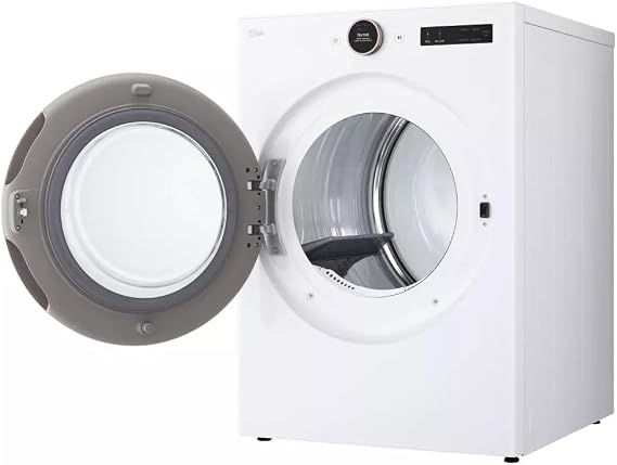 LG DLEX6500W 7.4 Cu. Ft. White Front Load Smart Electric Dryer