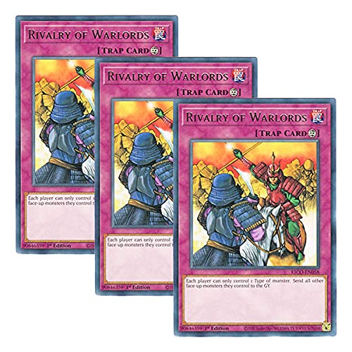 Amazon.co.jp: 【 3枚セット 】遊戯王 英語版 KICO-EN058 Rivalry of