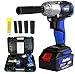 Produktbild 18V Akku-Schlagschrauber 1/2 Zoll Set mit 2 x 6.0Ah Akku und EU Ladegerät, 420Nm, 4 Stecknüsse - 14/17/19/22mm, 2-Gang Einstellbar Drehschlagschrauber mit Tragetasche (Mit 2-Akku)