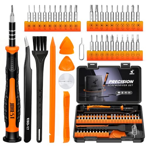 JOREST 精密ドライバーセット 40個DIY工具 三角/Y型 CRVドライバー Y000/Y00/Y1 Torx T1 T2 T3 T4 T5 T6 T7 T8 T9 T10 T15 星型P2/P5 phillips PH00 -1.0/2.0 とるくすドライバーセットはに適しています PS4 、Xbox、Switch、Macbook、眼鏡、パソコン メガネ、工具キット家庭用