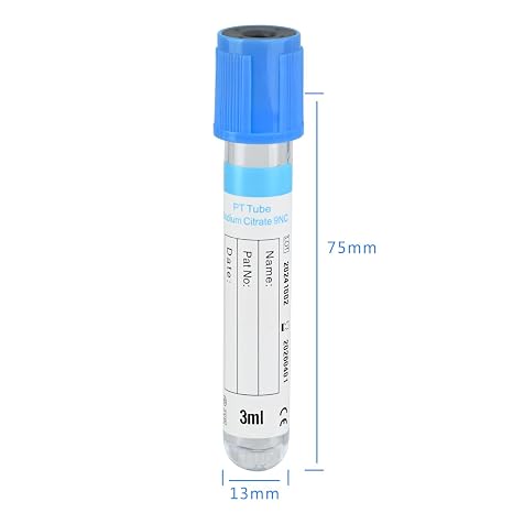 Vacutainer 採血管 3ml PTチューブ 真空収集ラボチューブ 実験室試験管用 ペット 動物 獣医 100個 ラップパッケージ