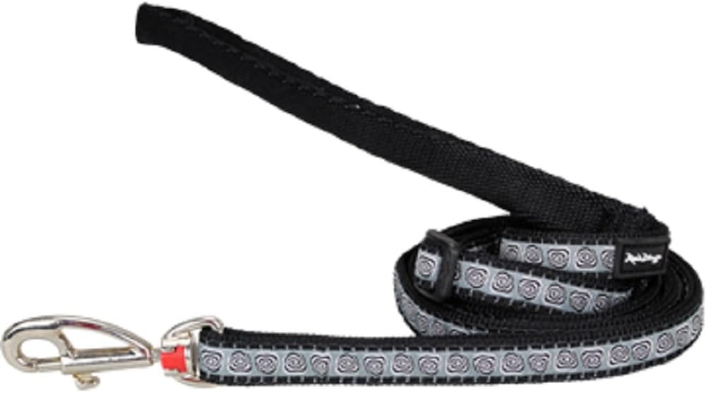 Red Dingo Designer Dog Lead, Medium, Chain