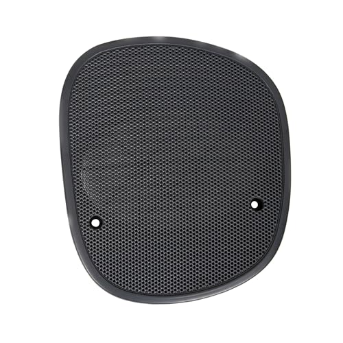 ECOTRIC Driver Dash Speaker Cover Grille Grill Left Compatible With 1998-2005 GMC Jimmy Sonoma S10 Blazer Bravada Replacement for 15046441 Dark Gray