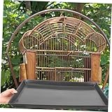 BESPORTBLE Pet Tray Drain Pan Plastic Dog Crate Tray Large Dog Crate Tray Replacement Dog Crate Liner Tray Dog Kennel Pad Crate Replacement Tray Dog Kennel Pan Bird Cage Tray Abs Black - Image 4