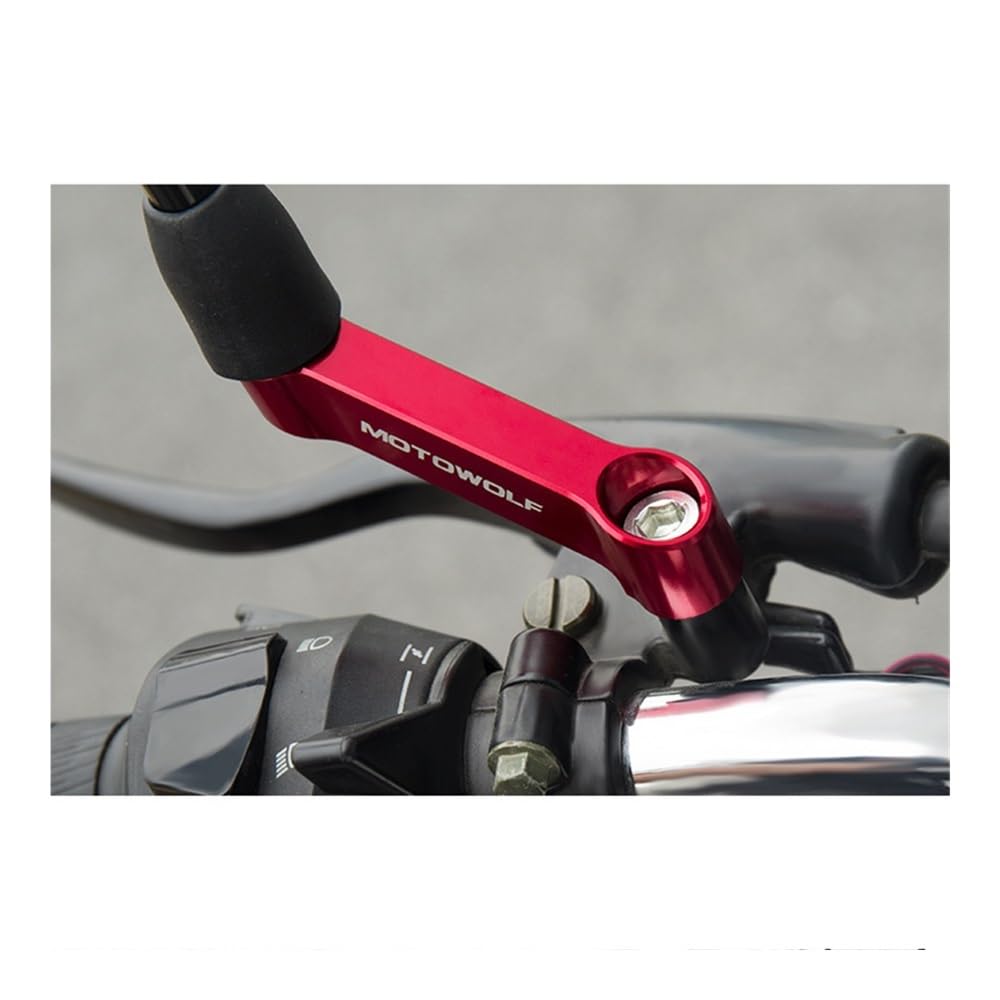 Motorrad Spiegel Riser Adapter - M10/M8 Verlängerung 3cm Höher & 4cm Weiter