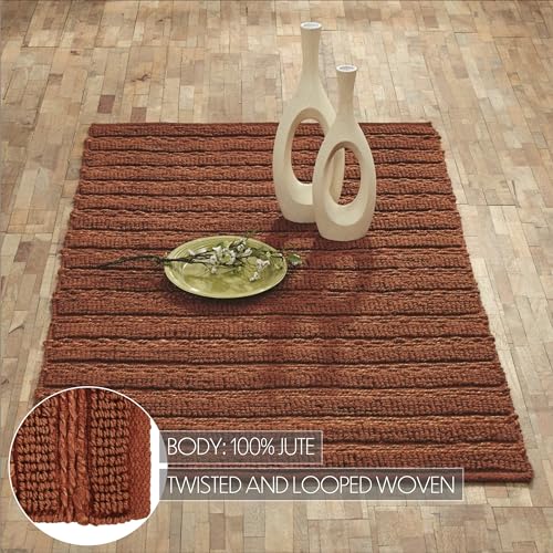 VHC-Brands-Laila-Jute-Area-Rugs-Rect-36×60-Amber VHC Brands Laila Jute Area Rugs Rect 36×60 Amber
