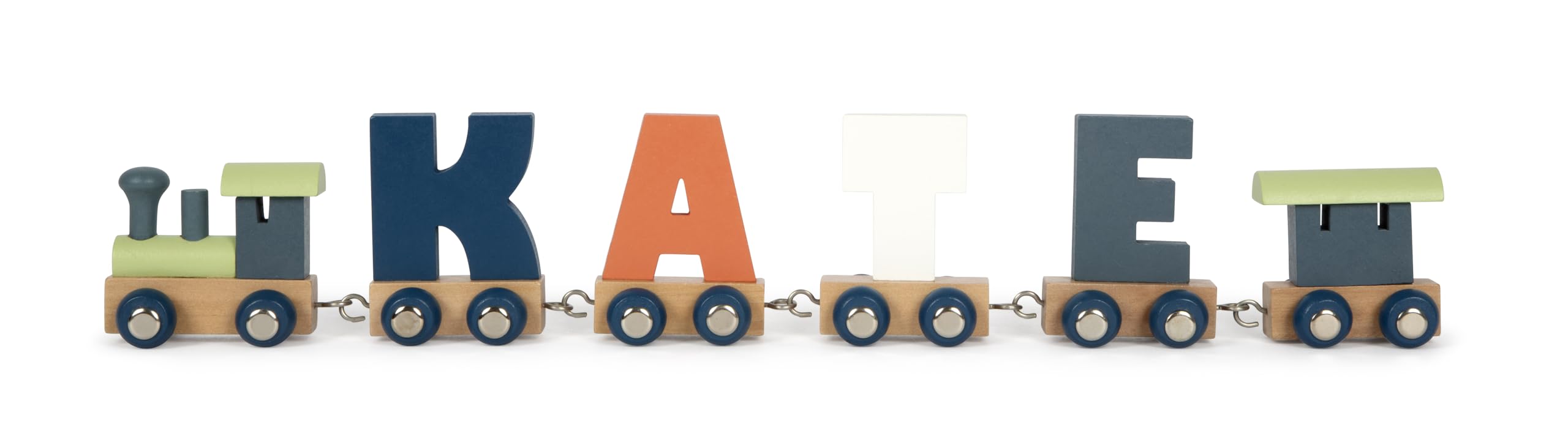 small foot Display in Legno con Lettere per Trenino Polare, 180 Pezzi includono vagono, Locomotive e letterine, Combinabili, 12597, Multicolore, Mostra