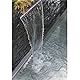 OASE 50585 Waterfall 60 - Wasserfallschütte aus Edelstahl für die Montage an Wänden und Mauern, Wasserfallbeleuchtung, Überlaufbreite 60 cm