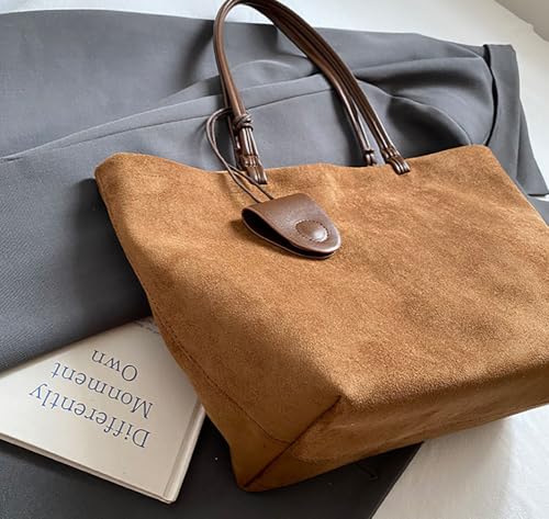 Suede Slouchy Women's Tote Top Handle Handbag Ladies Travel Crossbody Purse Shoulder Bags Large Work Tote 2025 7