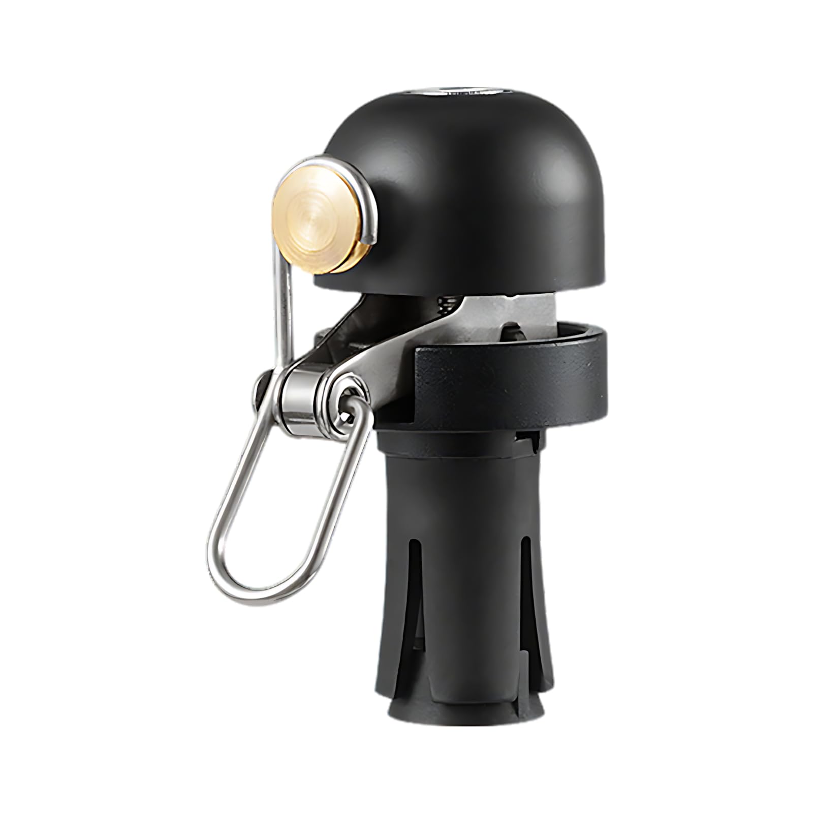 Bicycle Bell Clear Loud Sound Mountain Bike Road Bike Horn Bicycle Handle Bells Ring Suitable for 22.2mm Handlebar 80db Bell 1PCS Black