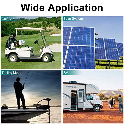 Npp Np6-225Ah (2 Pcs) 6V 225Ah Golf Cart Battery, Agm Rechargeable Battery, Replace V6-225,Pallet Jack, Ideal For Solar Setup, Trolling Motor, Rv thumb #5