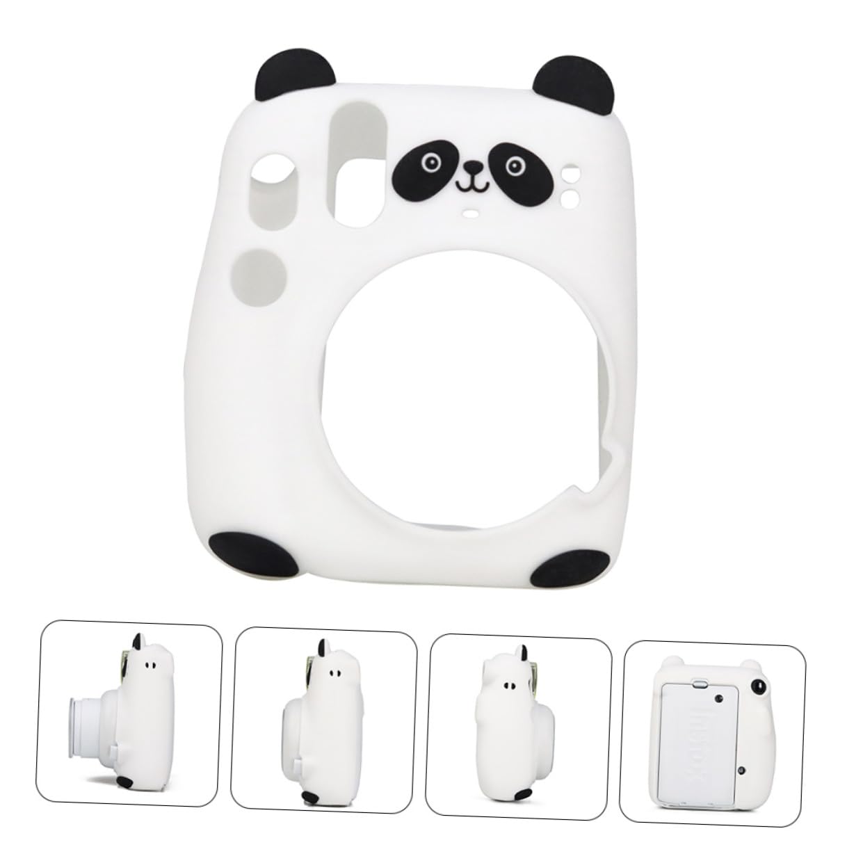 Angoily 3 Piezas Funda de cámara Camera Bag lapto Llevar la Caja de la cámara Estuche para cámara a Prueba de Golpes Estuche de Silicona Carcasa de cámara Resistente a caídas Cuero PU