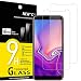 NEW'C 2 Pezzi, Vetro Temperato Compatibile con Samsung Galaxy J6 Plus (2018), Pellicola Prottetiva Anti Graffio, Anti-Impronte, Durezza 9H, 0,33mm Ultra Trasparente, Ultra Resistente