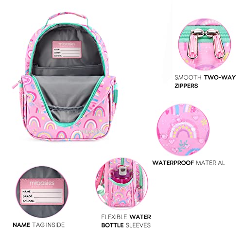Mibasies Toddler Backpack For Girls And Boys 3-5, Preschool Kindergarten Backpack, Cute Kids Backpacks For Girls(Rainbow) #TOP5