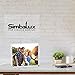SimbaLux Magnetic Acrylic Picture Photo Frame 8x10 inches 24mm Thick with UV Protection (1 Pack) Clear Glass Like, Double Sided Frameless Desktop Floating Display, Free Standing, 20% Thicker than Most