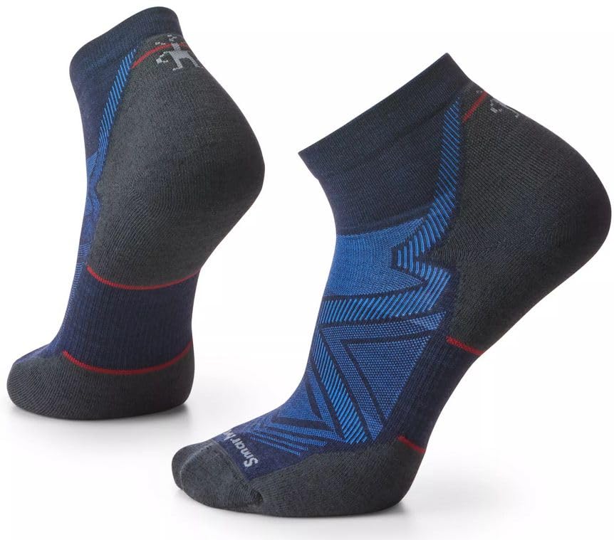 Image of Smartwool Men's Run Targeted Cushion Ankle Socks