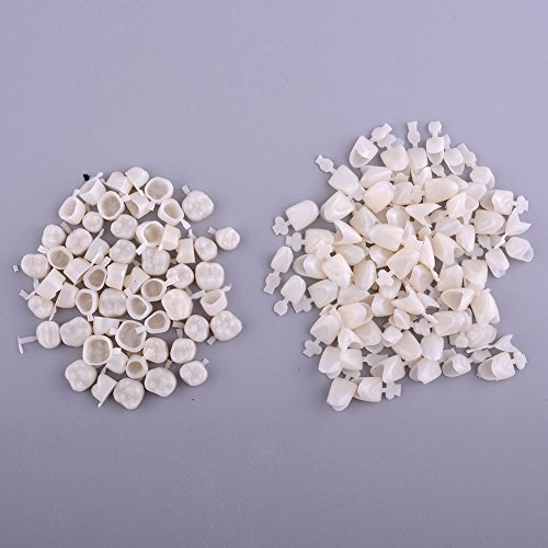 Nskr Hps YY 100Pcs Dental Temporary Crown Veneers Material Anterior Front Back Molar Teeth thumb #1