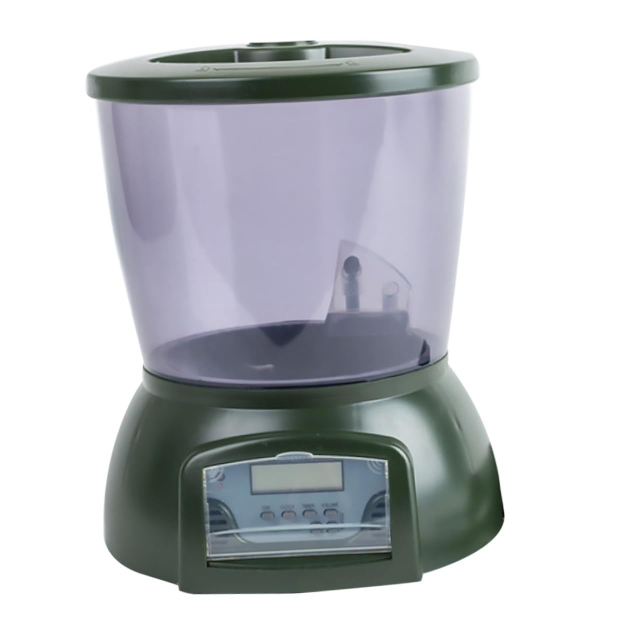 minkissy Alimentador Automático de Peces Pantalla LCD, Dosificador de Comida para Acuarios y Estanques Pequeños
