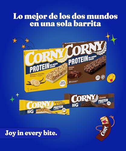 Barritas Corny BIG plátano vainilla evita picar entre horas sin azúcar 7