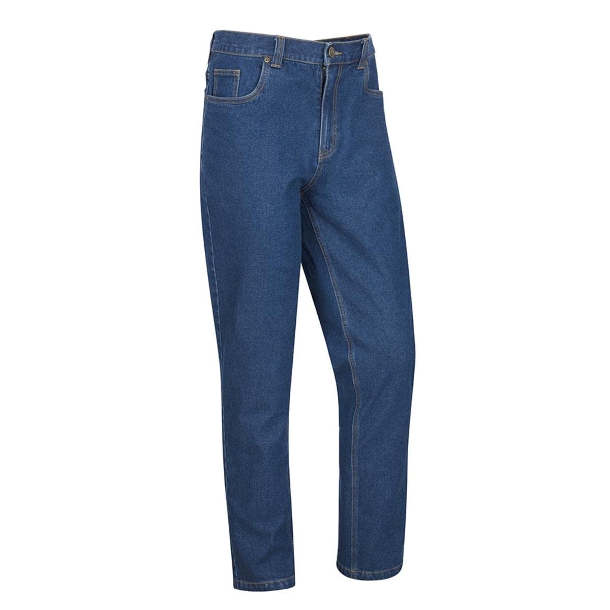 Hoggs Of Fife Clyde Comfort Denim Jeans - Stonewash - 31" Leg - 32