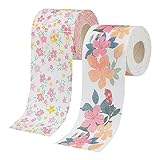 SHERCHPRY 2rollos Papel WC Creativo Papel Higiénico Estándar Pañuelos Decorativos
