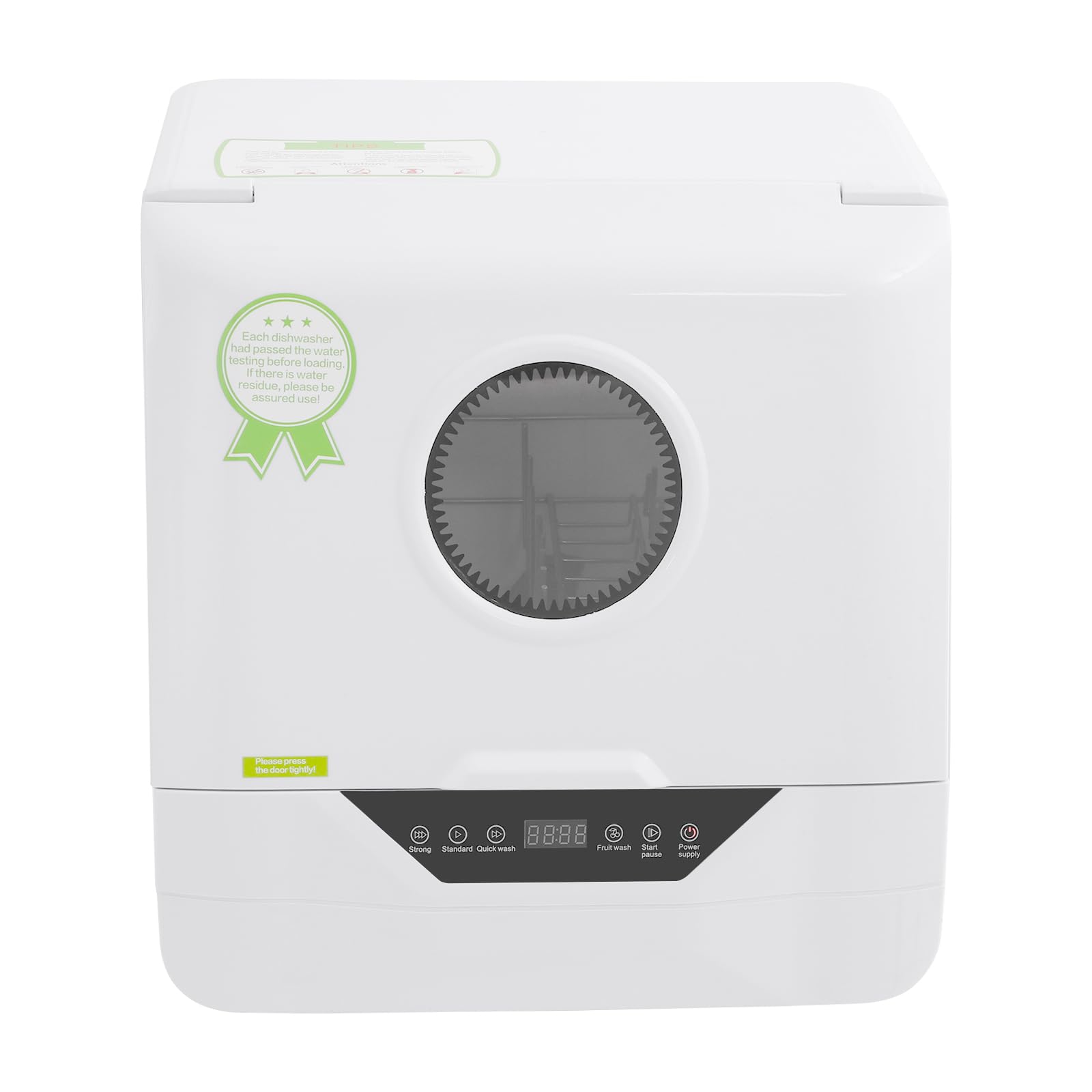 Mini zmywarka do naczyń, 6 l, 800 W, wolnostojąca, wskaźnik LED, 4 tryby czyszczenia, kempingowa zmywarka do naczyń na 2-5 rozmiarów