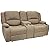 RecPro Charles 70" Powered Double RV Wall Hugger Recliner Sofa | Loveseat | RV Furniture | Cloth by RecPro
