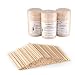 Bamboo Toothpicks 3.5 Inch, Wooden Round/Long/ Large Toothpick - Wood Ornate Kokeshi Style Skewers for Party, Appetizer, Olive, Barbecue, Fruit Picks and Teeth Cleaning. 1020 PCS (3 Packs of 340)