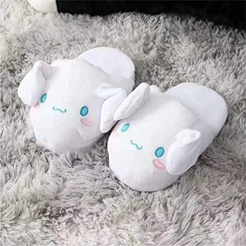 Purism Rabbit Slippers Cute Rabbit Open Toe Slippers That Move Ears Slippers Indoor Home Warm And Comfortable Creative Winter Cotton Slippers (Women Size：7-10) #TOP1