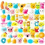 GROBRO7 Squeeze 30p Zufällig Squeeze Spielzeug Set Kawaii Food Animal Anti-Stress Squeeze Soft Cream duftende langsam steigende Squeeze Toys Phone Straps Geburtstagsparty Favor für Jungen Mädchen