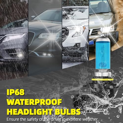 Image of Fog Lights Fit For Toyota Camry 2000-2006, Super Bright 5500K White Light High Performance 9006 Halogen Fog Light Bulbs, 2PCS