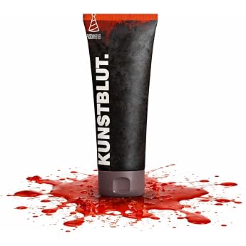 50 ml blood - washable & deceptively real - fake blood for make-up - fake blood dress up - Halloween & carnival