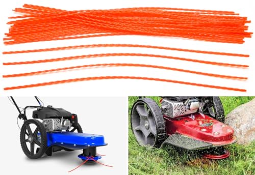 40-Pack 21.25' Line x .155-Inch String Trimmer Line Compatible with S-ENIX, Earth-Quake, B-ILT, Toro 58620, Fits Universal Walk Behind Mower and Other Mowers That Fit The Line Size